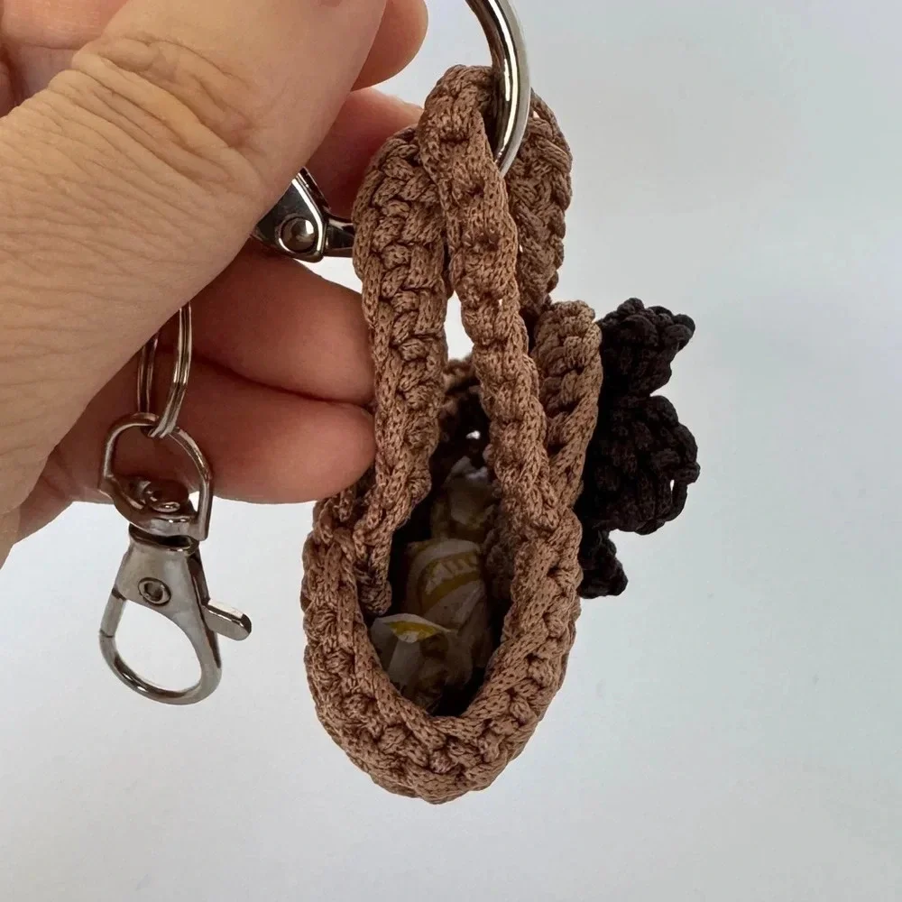 NWT Handmade Mini Flower Purse Keychain $25 EACH